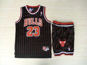 Maillot De Basket Chicago Bulls Michael Jordan 23 Eyed Engrener Fan Version Noir Stripe